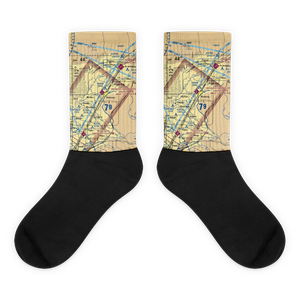 Rexburg Madison County Airport (RXE) VFR Sectional Socks