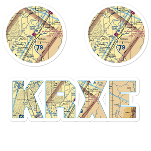 Rexburg Madison County Airport (RXE) VFR Sectional Sticker Pack