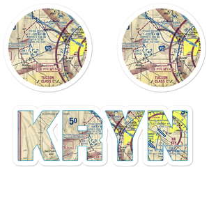 Ryan Field (RYN) VFR Sectional Sticker Pack