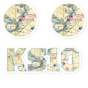 Lake Chelan Airport (S10) VFR Sectional Sticker Pack