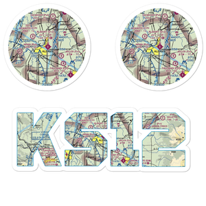 Albany Municipal Airport (S12) VFR Sectional Sticker Pack