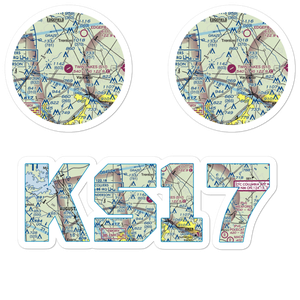 Twin Lakes Airport (S17) VFR Sectional Sticker Pack