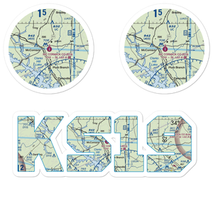 Mc Cormick County Airport (S19) VFR Sectional Sticker Pack