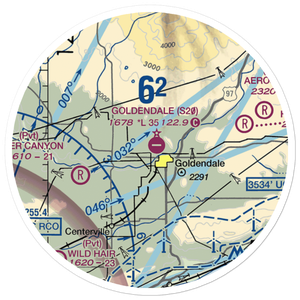 Goldendale Airport (S20) VFR Sectional Sticker (20 mile)