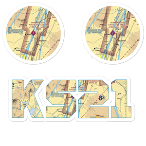 Sunriver Airport (S21) VFR Sectional Sticker Pack