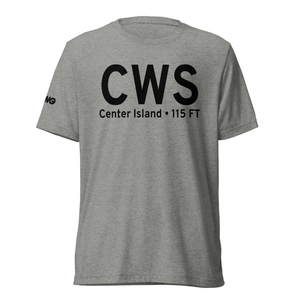Center Island (78WA) Airport Tri-blend T-Shirt 