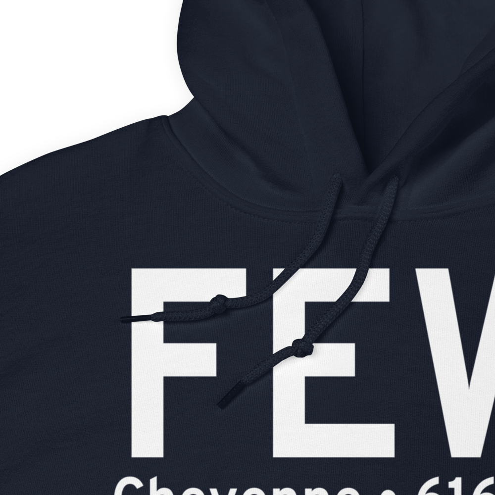 Cheyenne (FEW) Airport Hoodie Sweatshirt 