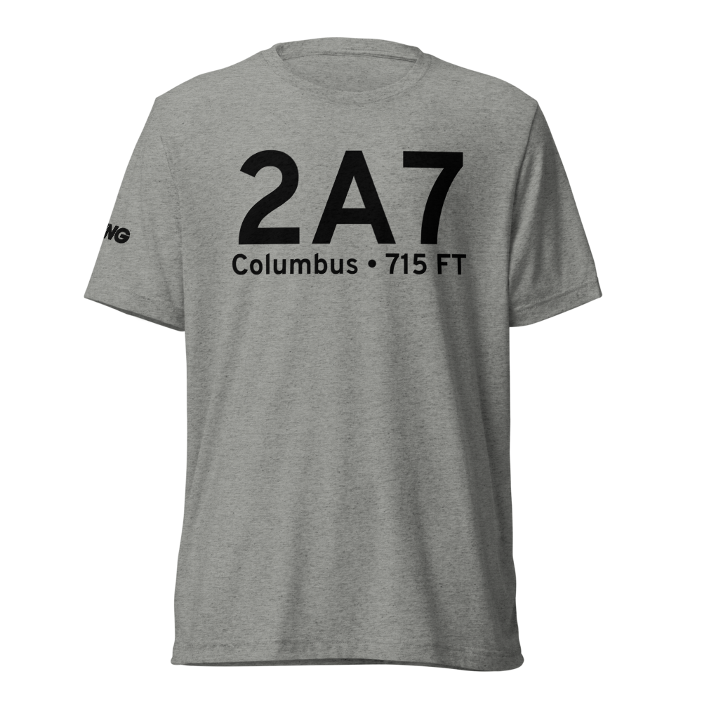 Columbus (2A7) Airport Tri-blend T-Shirt 