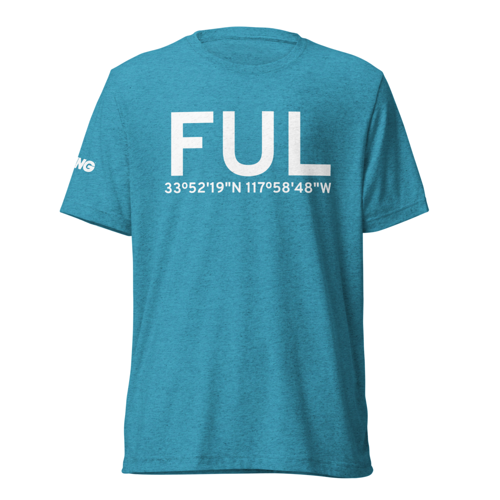 Fullerton (KFUL) Airport Tri-blend T-Shirt 