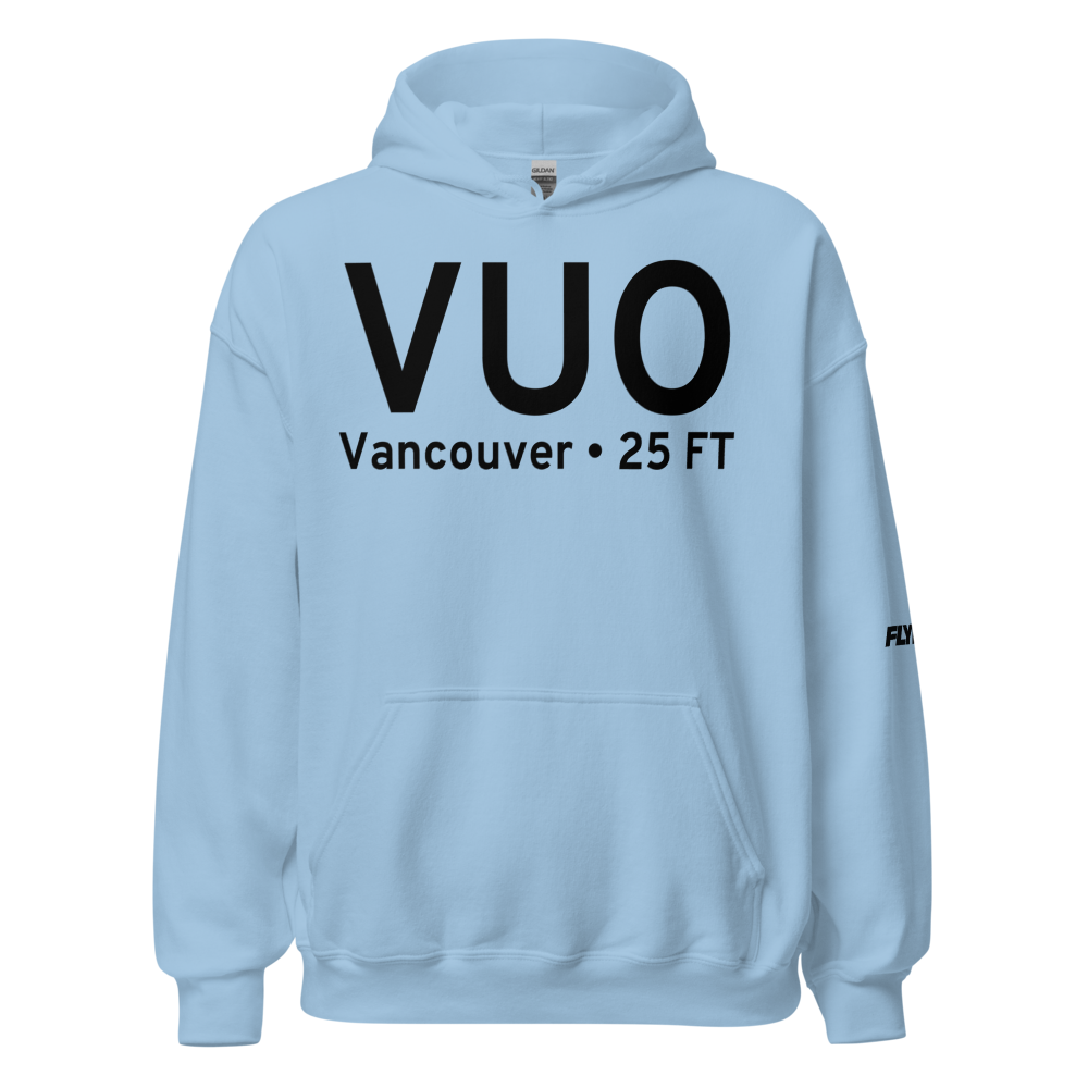 Vancouver (KVUO) Airport Hoodie Sweatshirt 