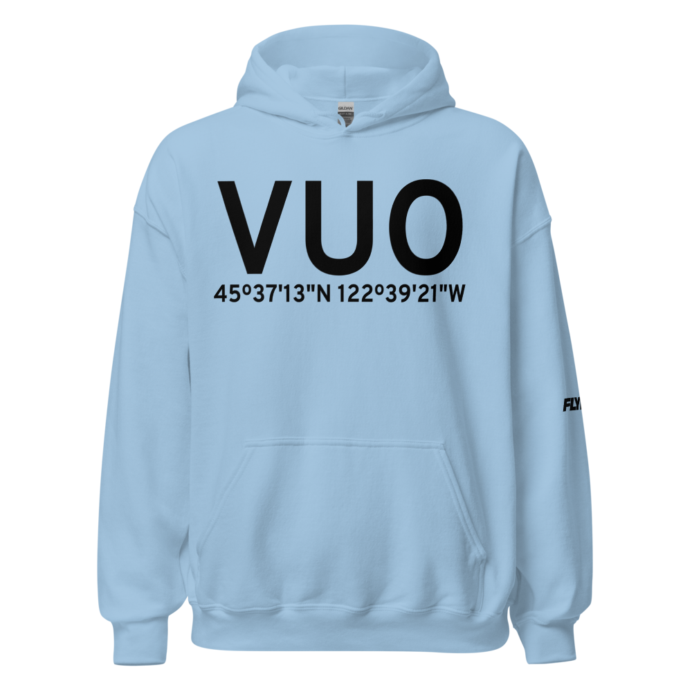Vancouver (KVUO) Airport Hoodie Sweatshirt 