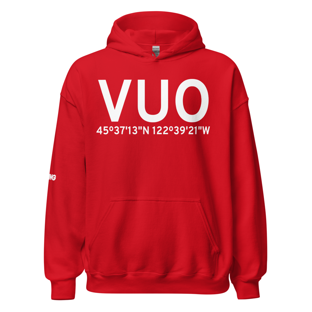 Vancouver (KVUO) Airport Hoodie Sweatshirt 