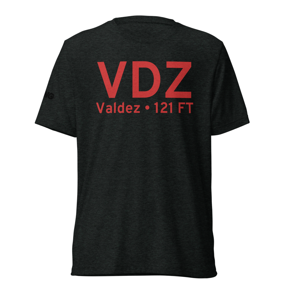 Valdez (PAVD) Airport Tri-blend T-Shirt 