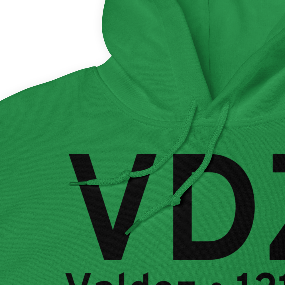 Valdez (PAVD) Airport Hoodie Sweatshirt 