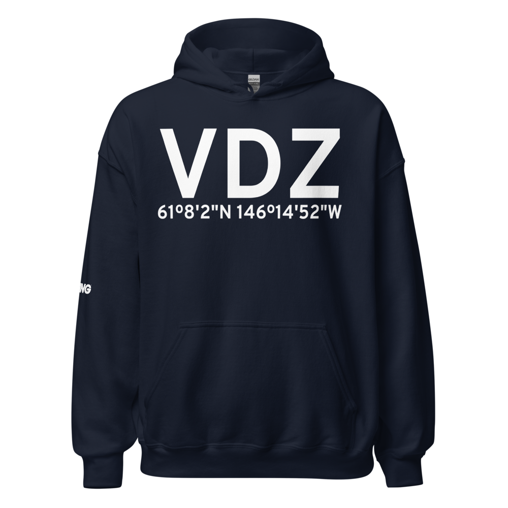 Valdez (PAVD) Airport Hoodie Sweatshirt 