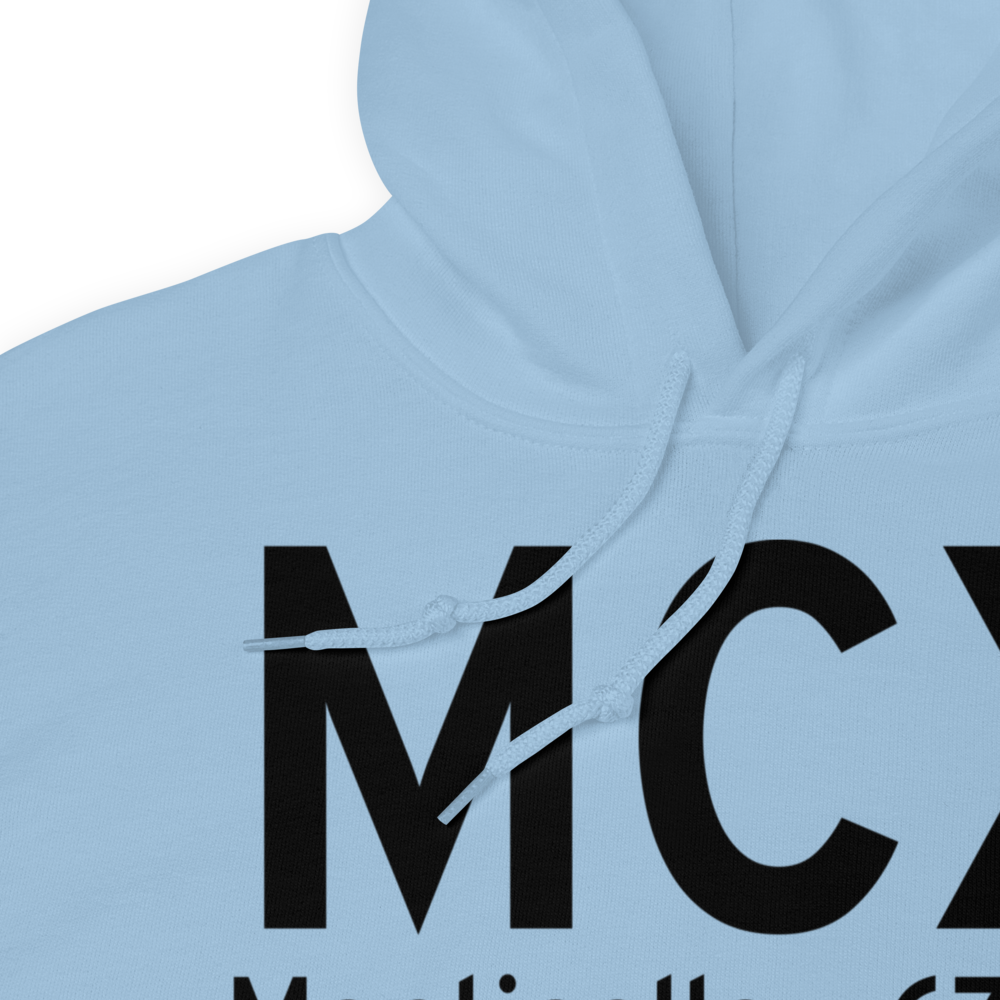Monticello (KMCX) Airport Hoodie Sweatshirt 