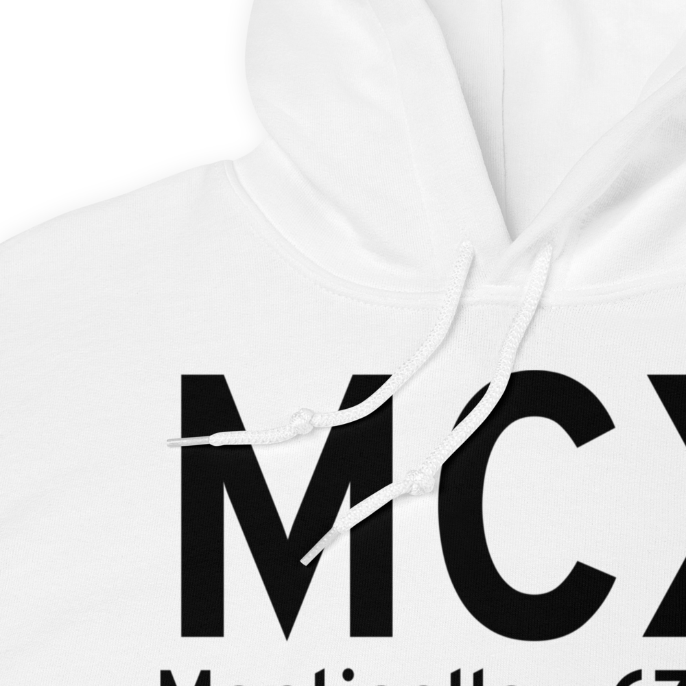 Monticello (KMCX) Airport Hoodie Sweatshirt 