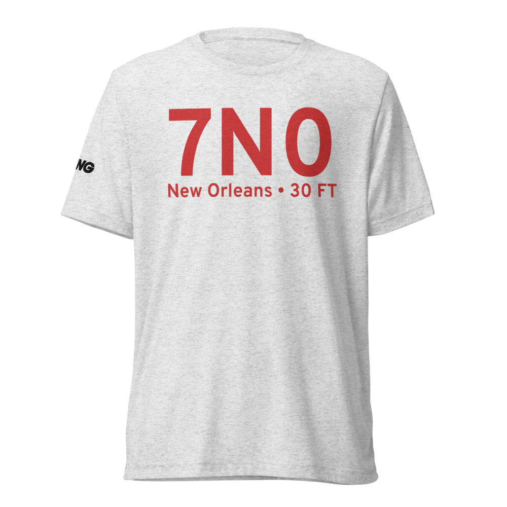 New Orleans (7N0) Airport Tri-blend T-Shirt 