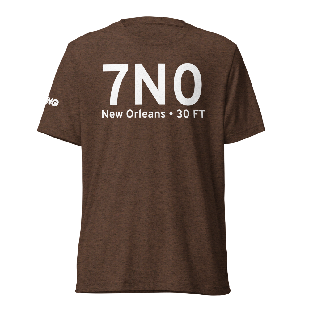 New Orleans (7N0) Airport Tri-blend T-Shirt 