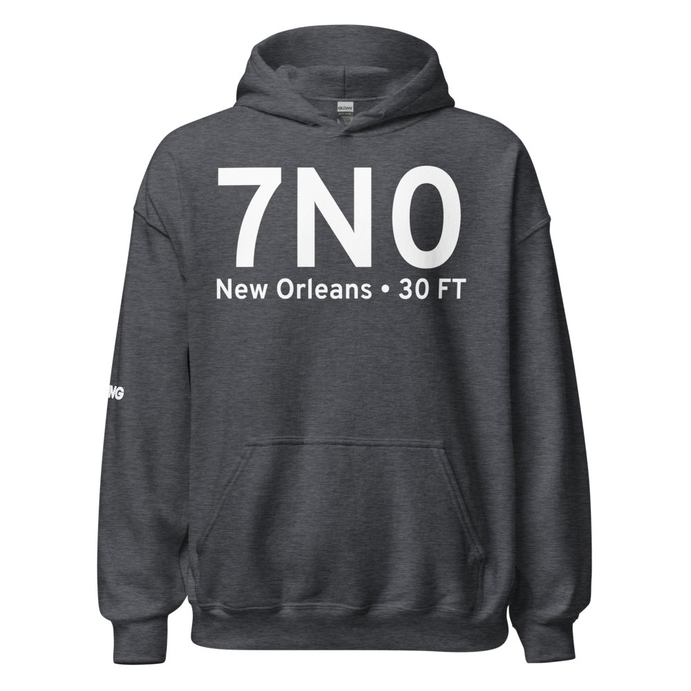 New Orleans (7N0) Airport Hoodie Sweatshirt 