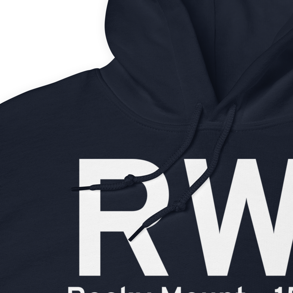 Rocky Mount (KRWI) Airport Hoodie Sweatshirt 