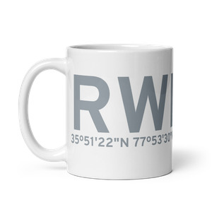 Rocky Mount (KRWI) Airport Mug