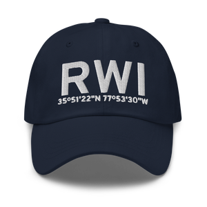 Rocky Mount (KRWI) Airport Hat