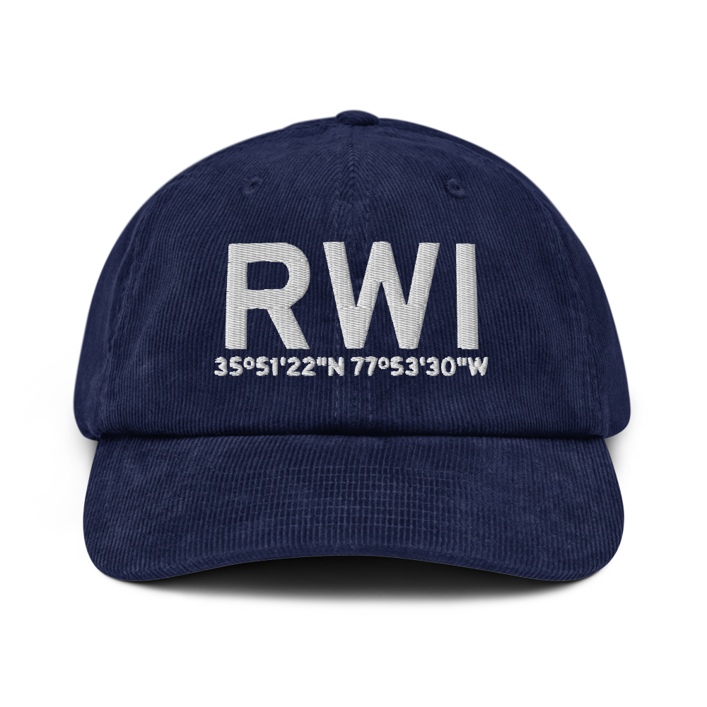 Rocky Mount (KRWI) Airport Hat 