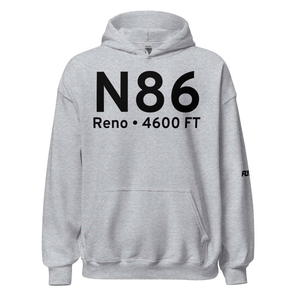 Reno (N86) Airport Hoodie Sweatshirt 