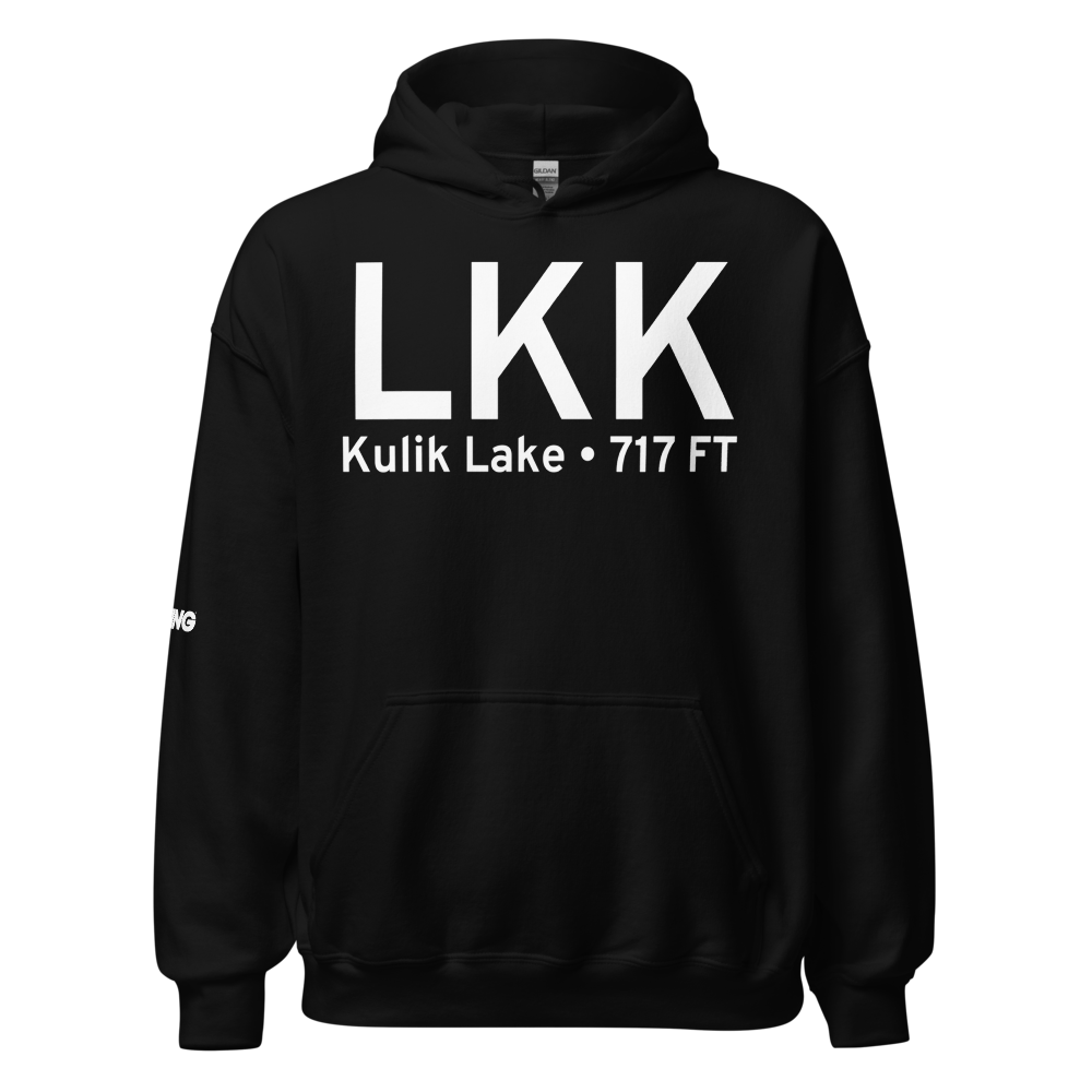 Kulik Lake (PAKL) Airport Hoodie Sweatshirt 