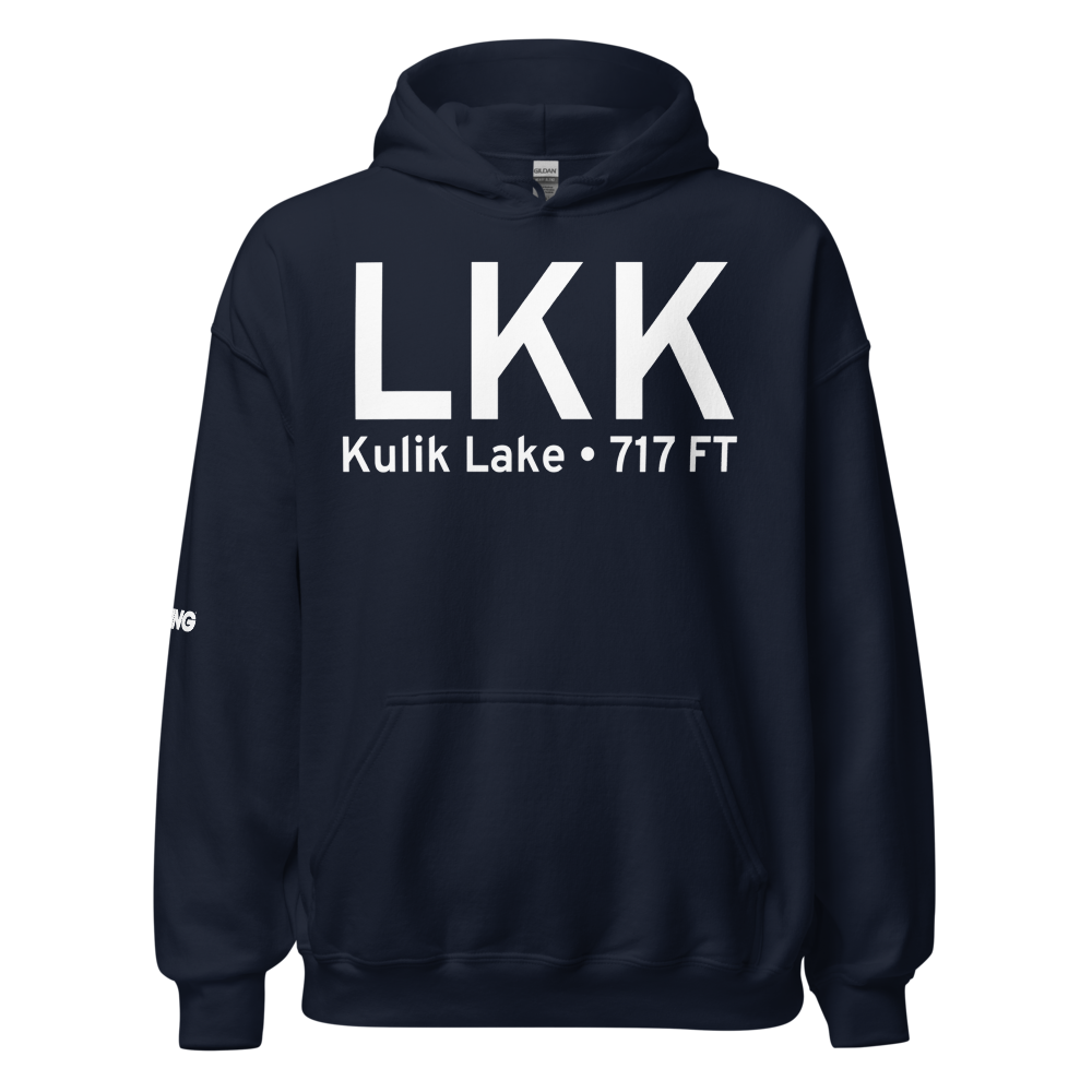 Kulik Lake (PAKL) Airport Hoodie Sweatshirt 