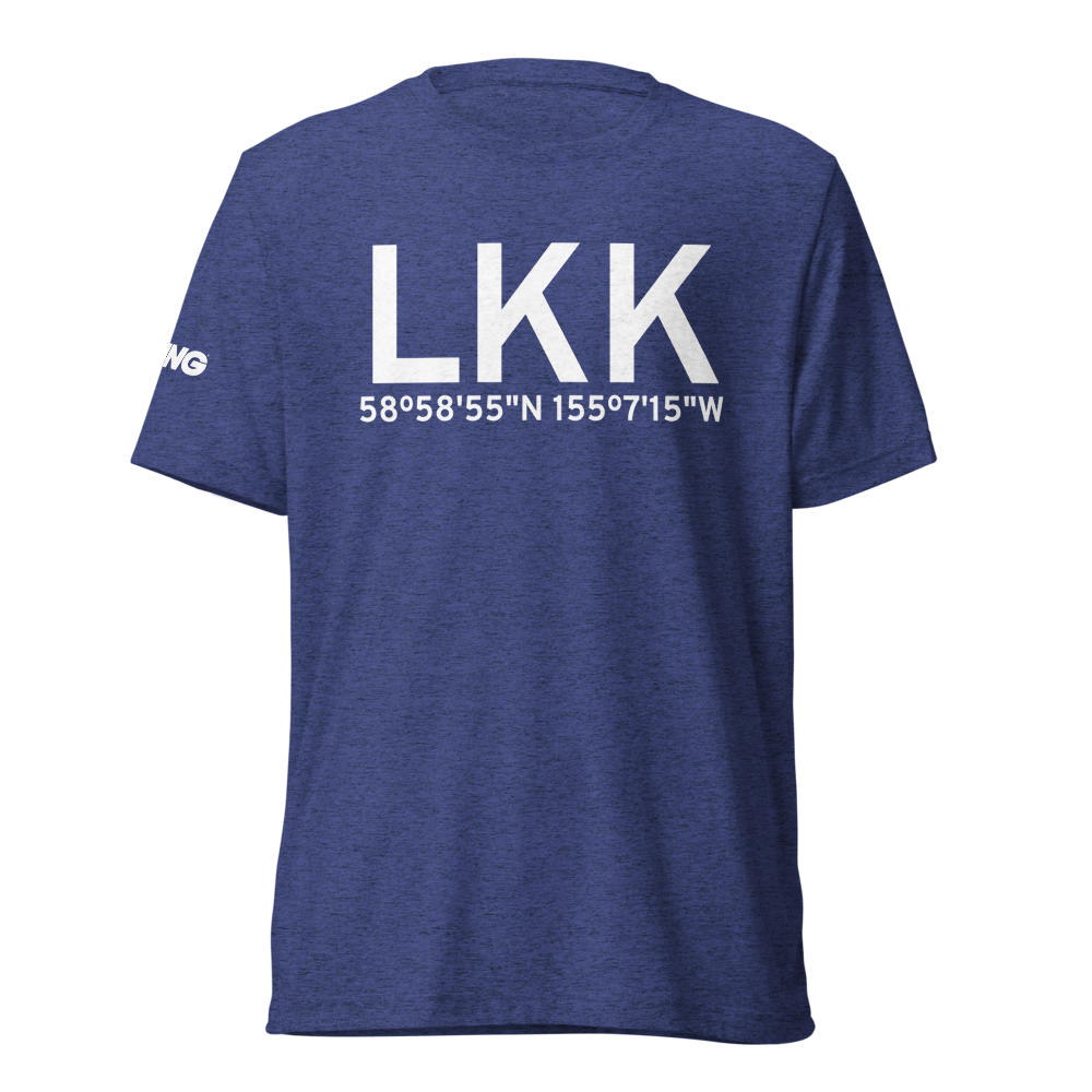 Kulik Lake (PAKL) Airport Tri-blend T-Shirt 