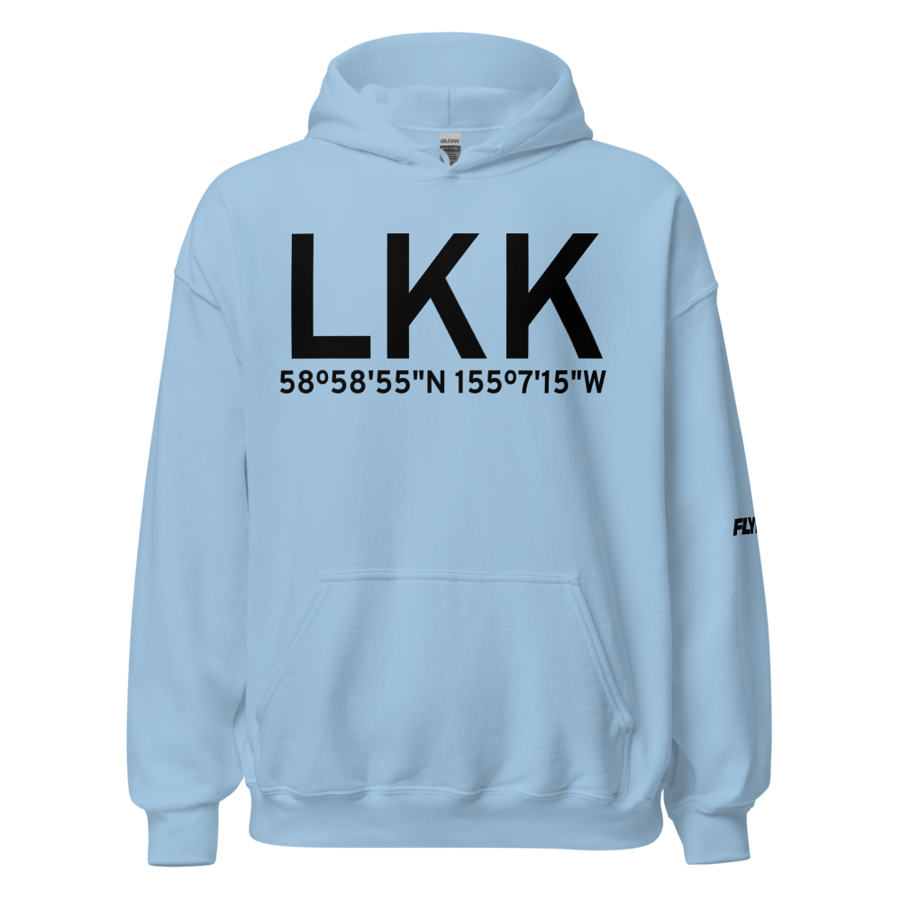 Kulik Lake (PAKL) Airport Hoodie Sweatshirt 