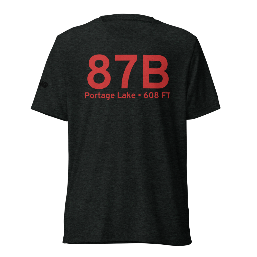 Portage Lake (87B) Airport Tri-blend T-Shirt 