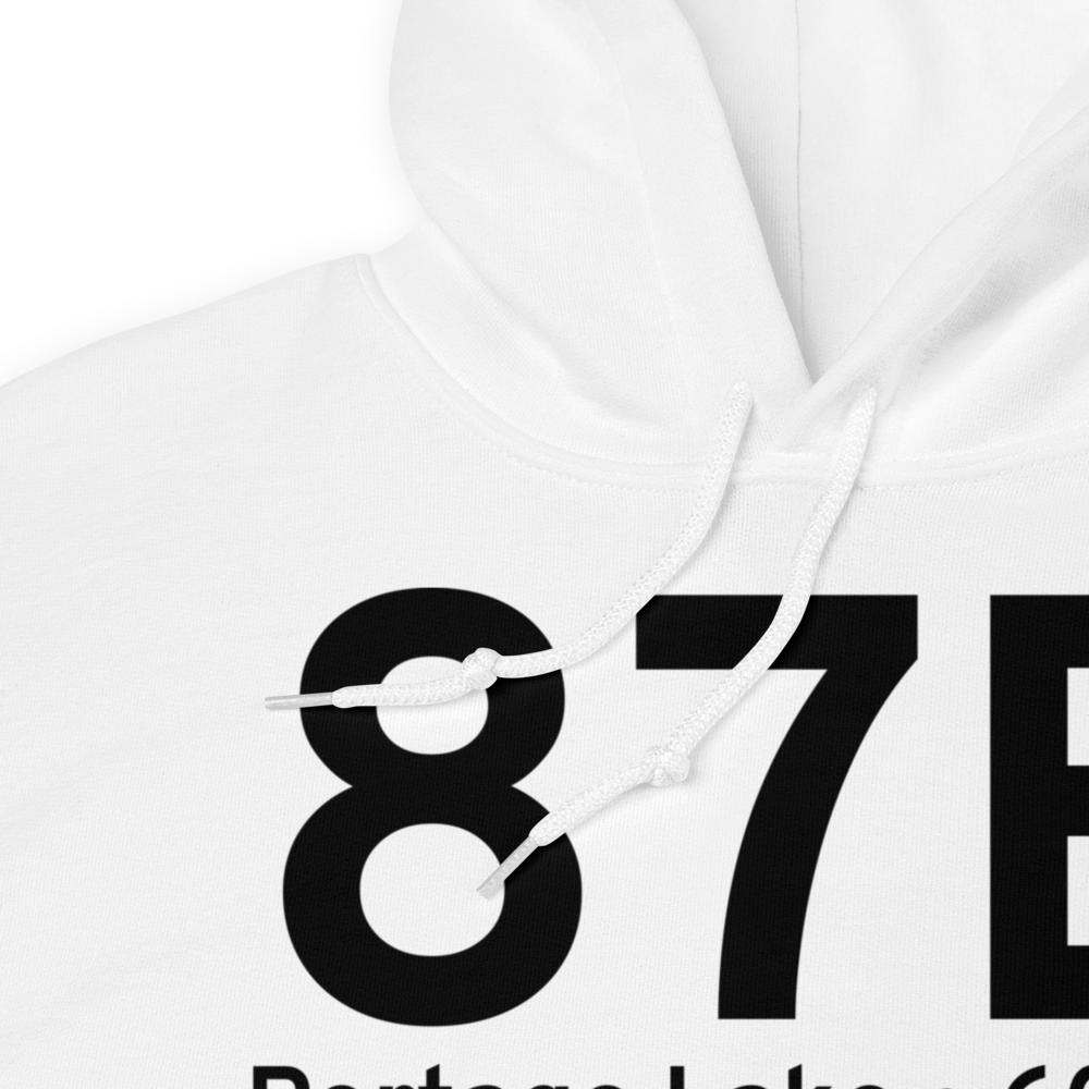 Portage Lake (87B) Airport Hoodie Sweatshirt 