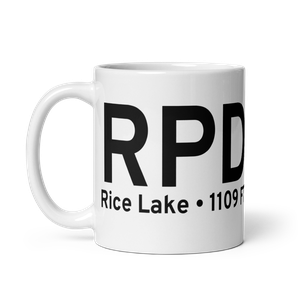 Rice Lake (KRPD) Airport Mug