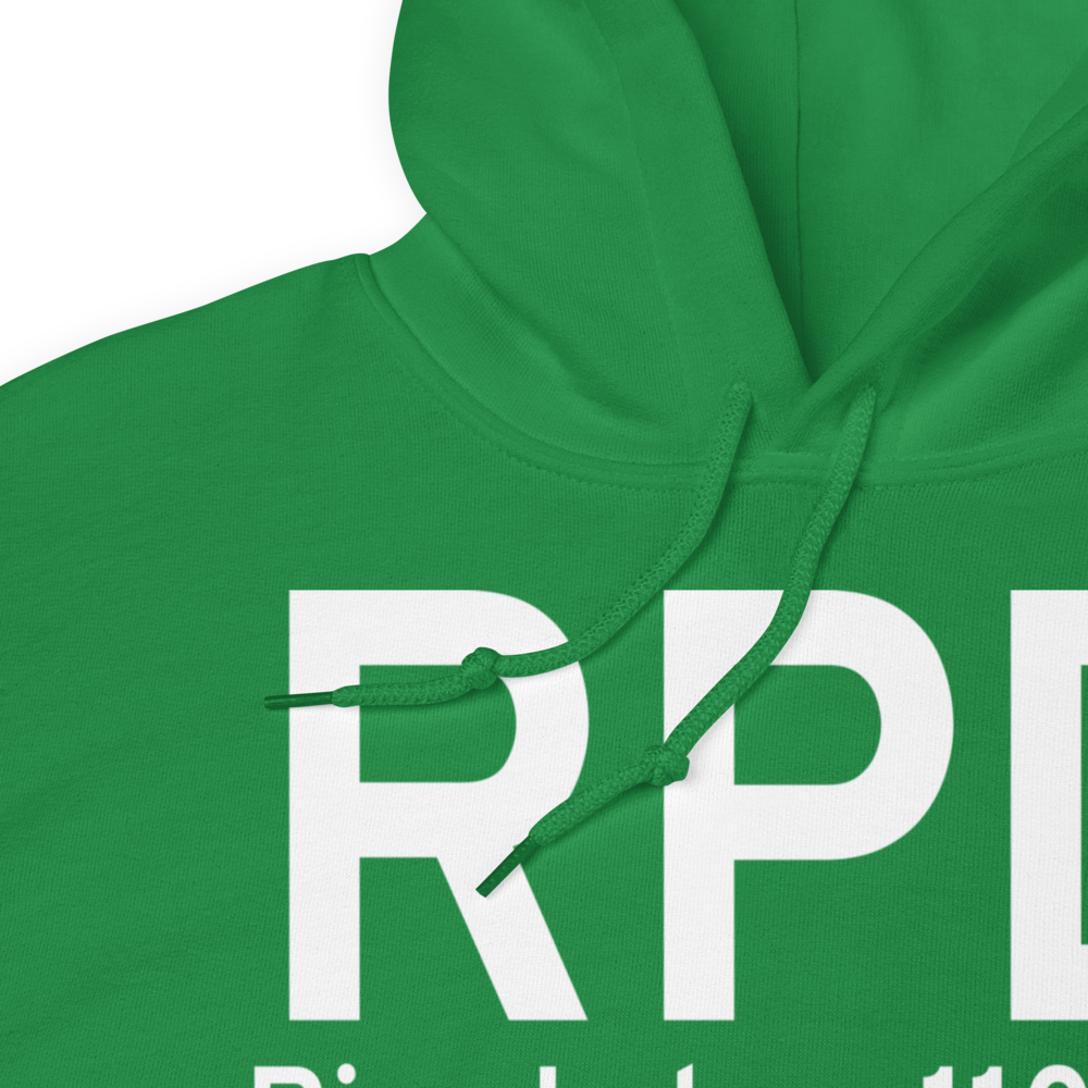 Rice Lake (KRPD) Airport Hoodie Sweatshirt 