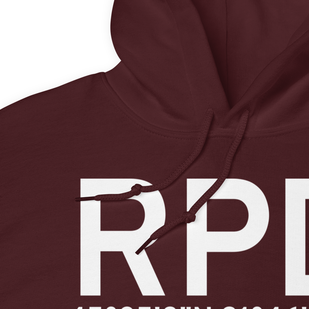 Rice Lake (KRPD) Airport Hoodie Sweatshirt 