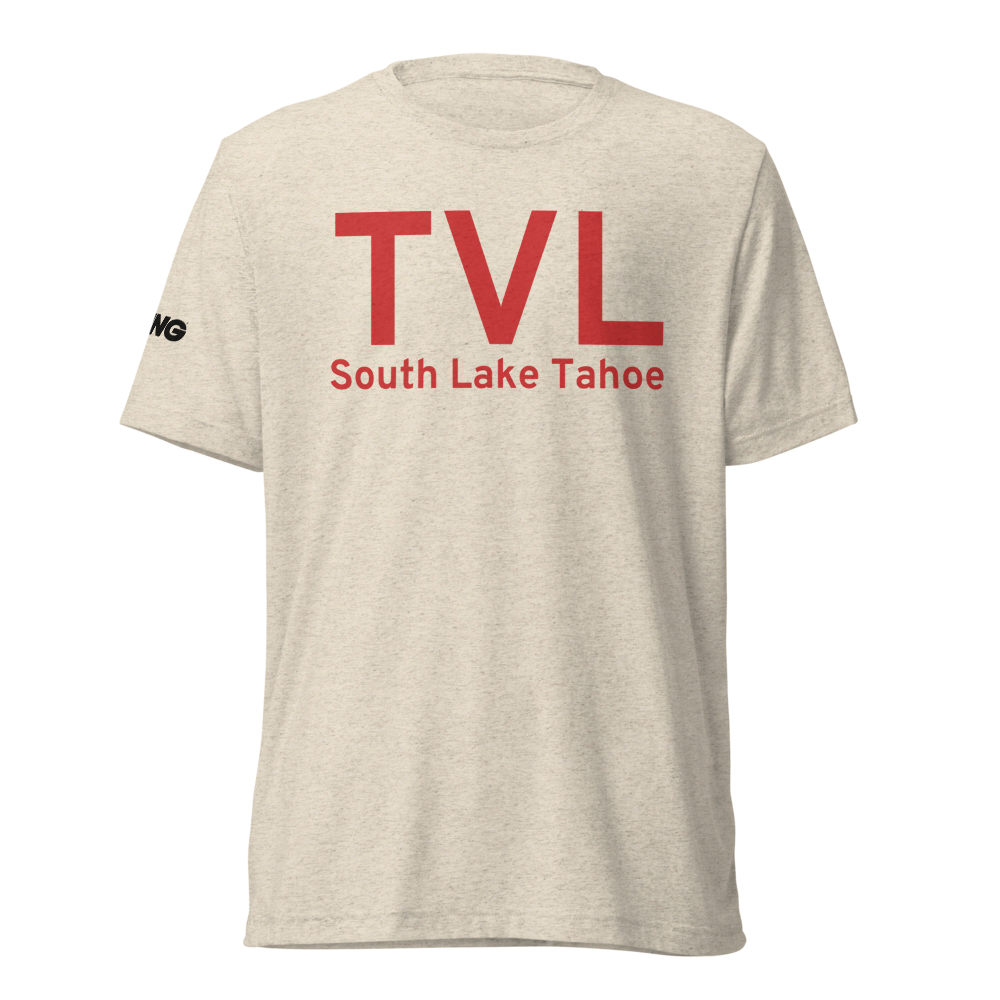 South Lake Tahoe (KTVL) Airport Tri-blend T-Shirt 