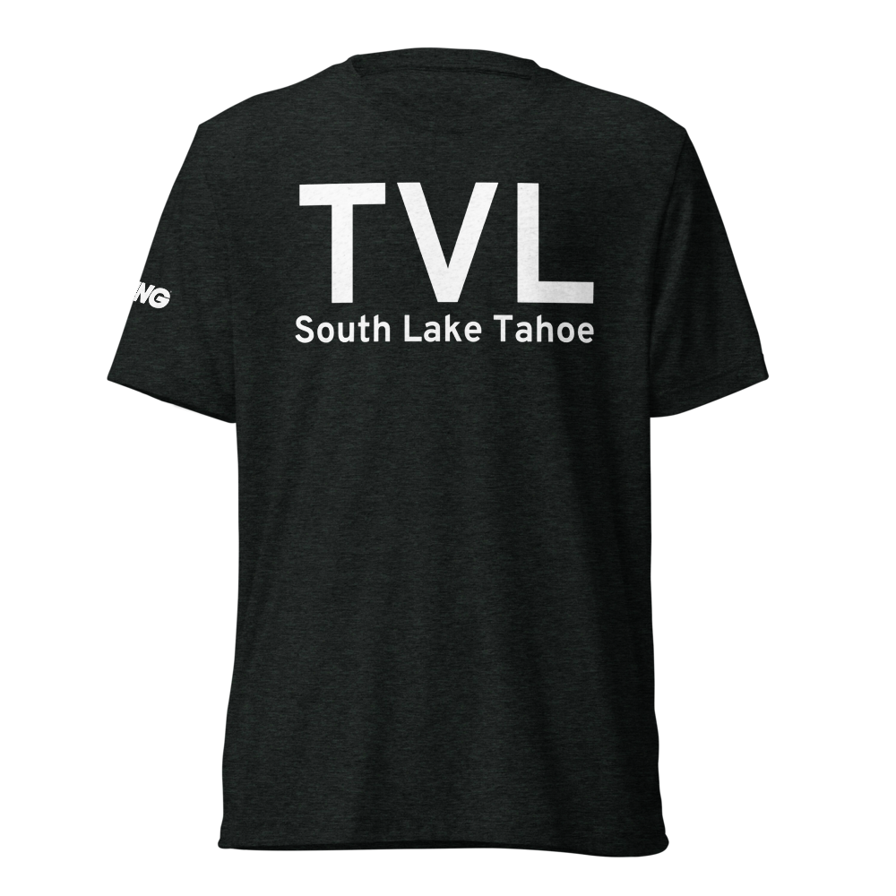 South Lake Tahoe (KTVL) Airport Tri-blend T-Shirt 