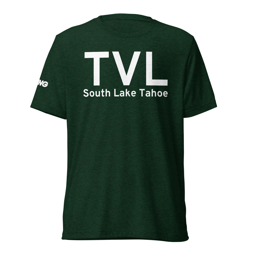 South Lake Tahoe (KTVL) Airport Tri-blend T-Shirt 