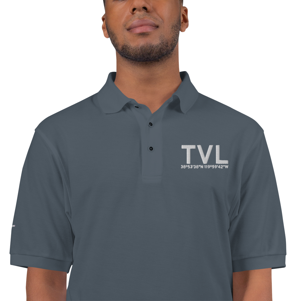 South Lake Tahoe (KTVL) Airport Port Authority Embroidered Polo Shirt 