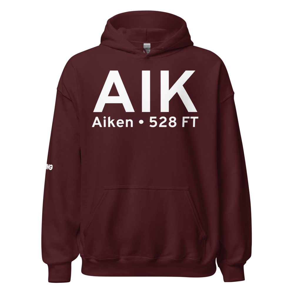 Aiken (KAIK) Airport Hoodie Sweatshirt 