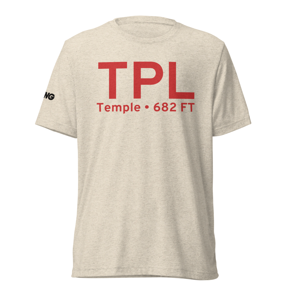Temple (KTPL) Airport Tri-blend T-Shirt 
