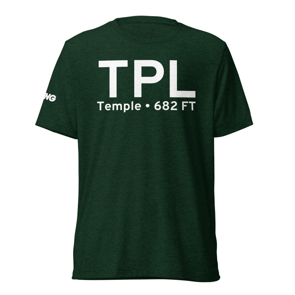 Temple (KTPL) Airport Tri-blend T-Shirt 