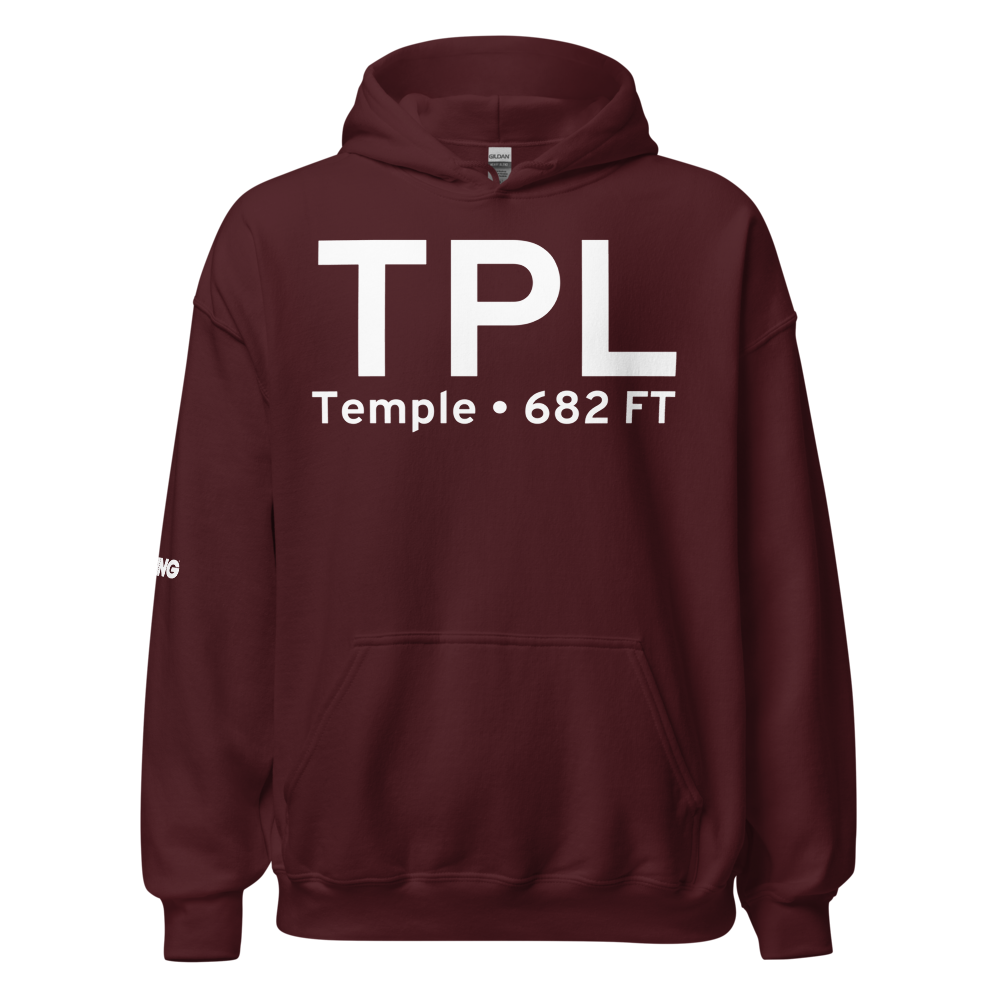 Temple (KTPL) Airport Hoodie Sweatshirt 