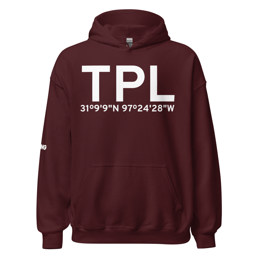 Temple (KTPL) Airport Hoodie Sweatshirt 