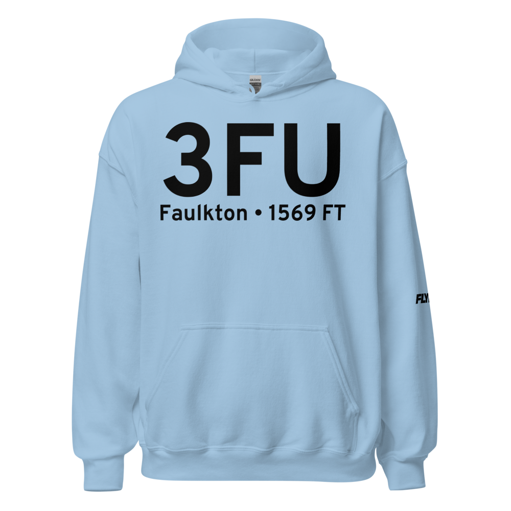 Faulkton (K3FU) Airport Hoodie Sweatshirt 