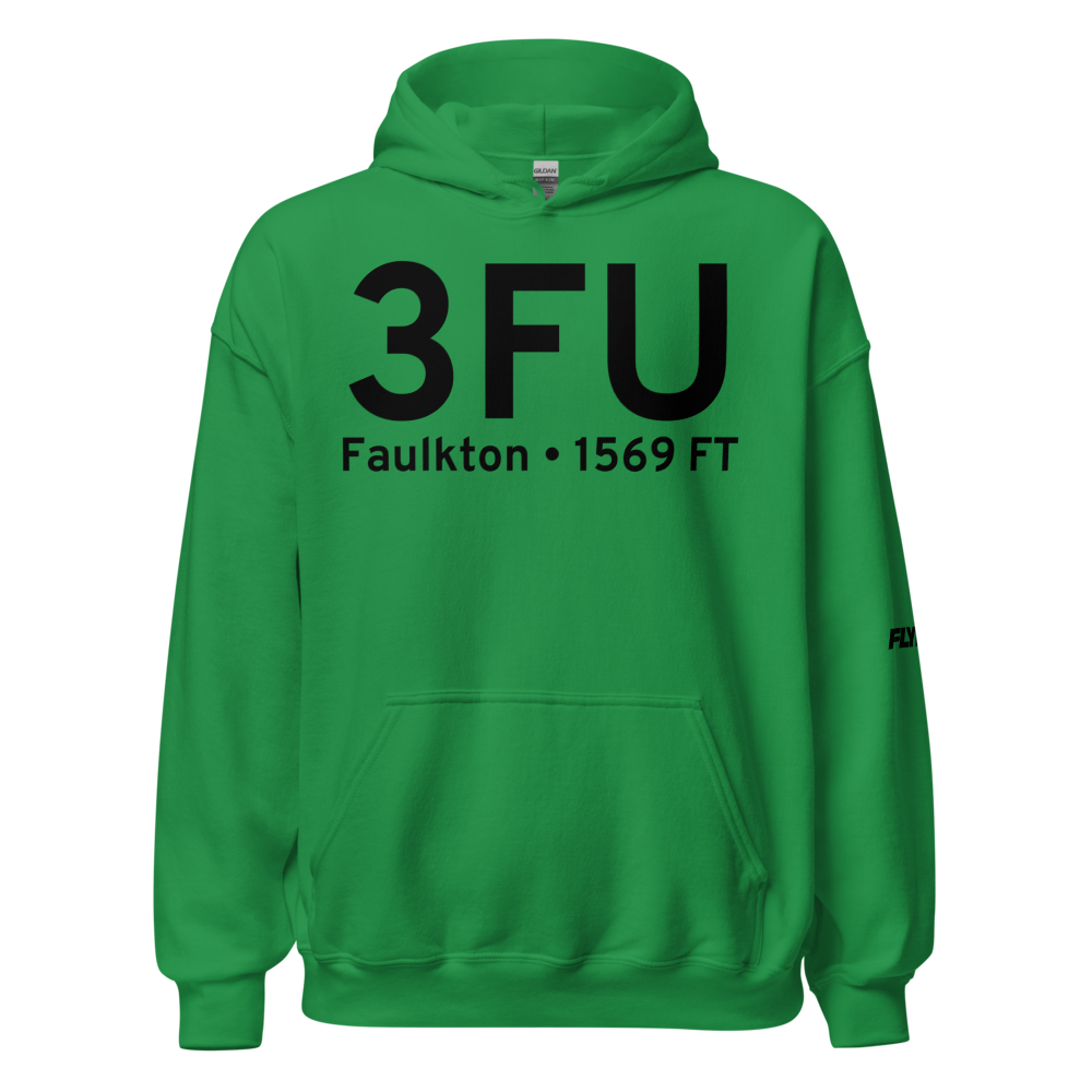 Faulkton (K3FU) Airport Hoodie Sweatshirt 