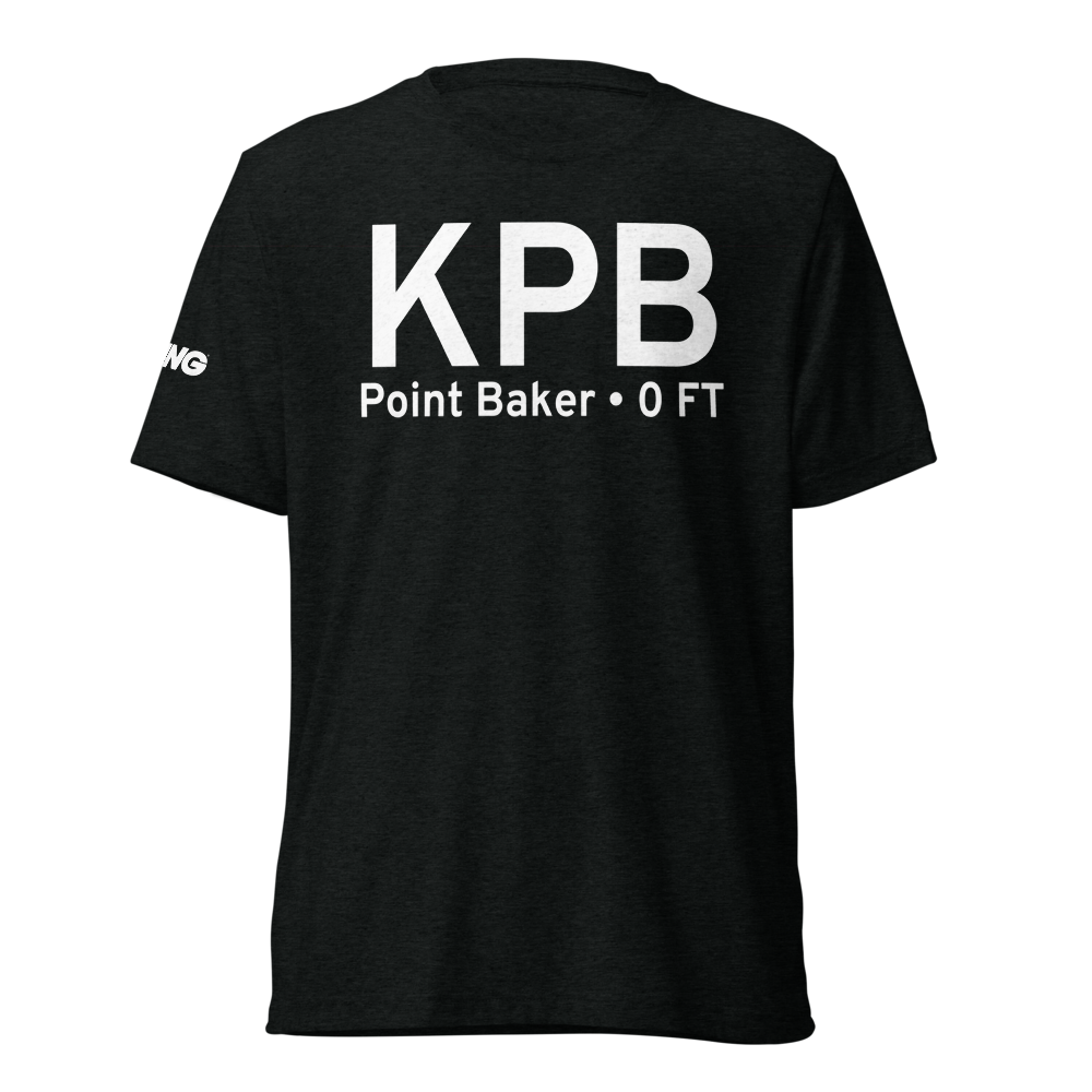 Point Baker (KPB) Airport Tri-blend T-Shirt 
